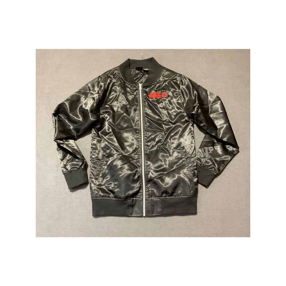 Star Wars‎ Youth Satin Bomber Jacket LG Full Zip Outerwear